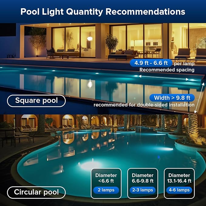 Luces LED Submersibles SANSI 4 Unidades con Control Remoto RGB miniatura 9