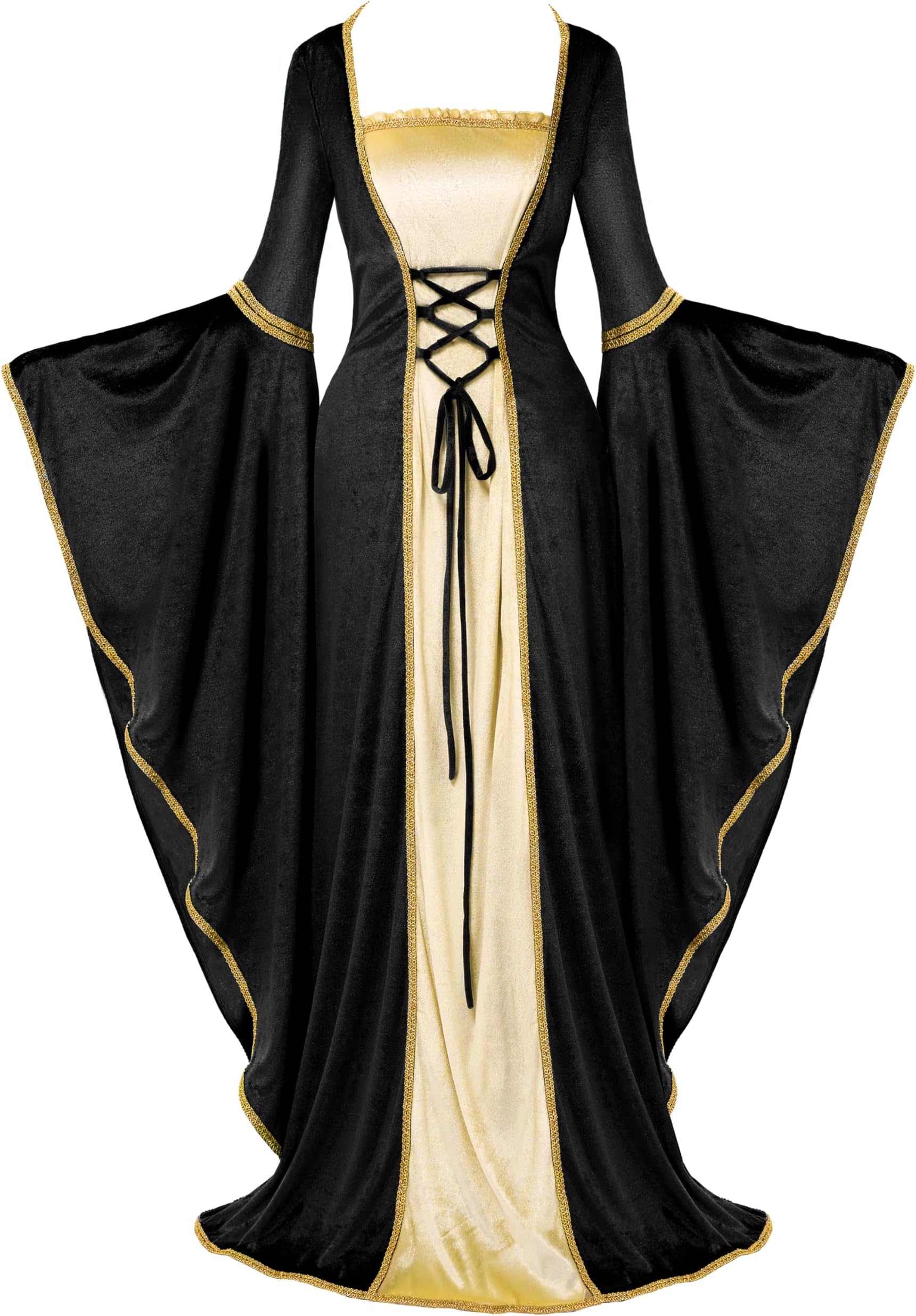 Renaissance Costume Women, Velvet Medieval Dress for Women, Irish Renaissance Dress for Halloween