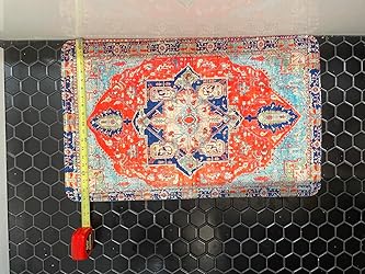 Amazon.com: Estmy Light Orange Oriental Bathroom Runner Rugs Non-Slip ...