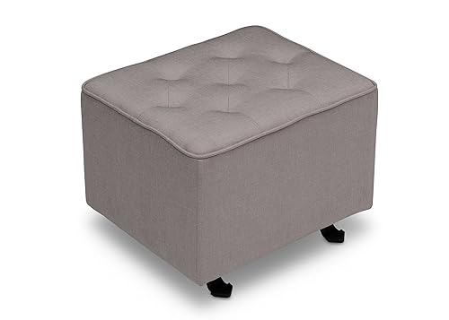 Delta Children Diamond Tufted Gliding Ottoman, Carbón vegetal