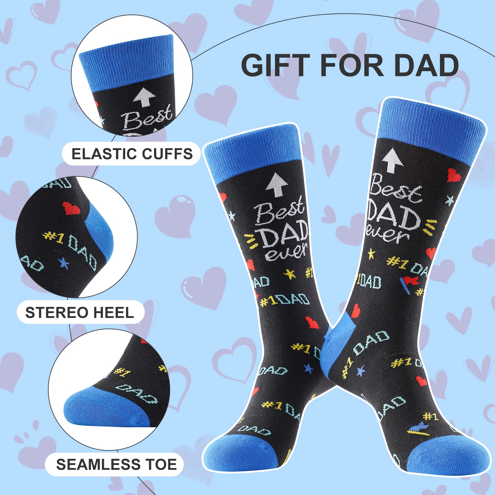 Calzini Vestito Arte da Uomo Calze Fantasia Uomo Calze Lunghe in Cotone Calzini Stampato Famose Moda Colorate Divertente Disegni