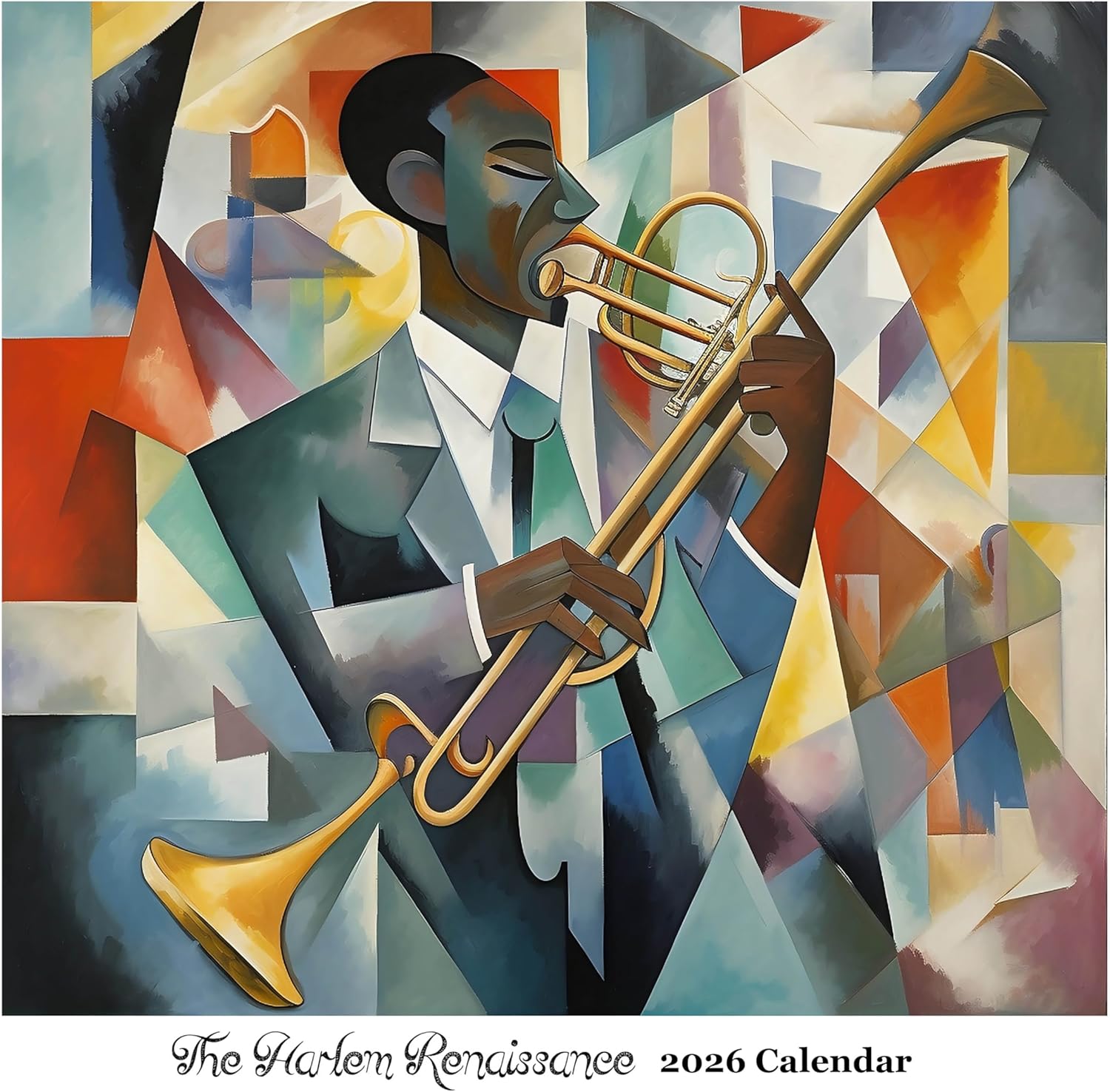 Harlem Renaissance- 2026 Wall Calendar 12” x 12”- Black Art, Culture and History- Printed on FSC Certified Cardstock Paper- Monthly Organizer for Home and Office