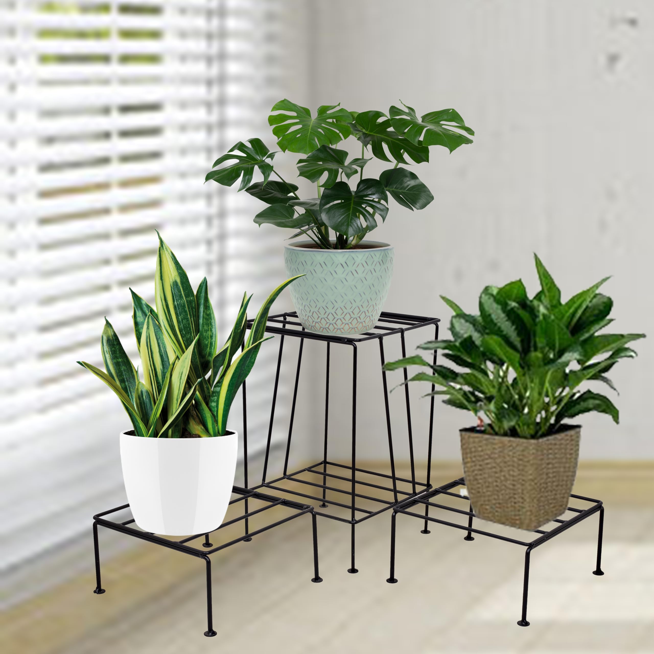 See full amazon price history chart for D&V Engineering - Creative In Innovation Metal Plant Stands, Corner Plant Stand Pot Stand, Planter Stand With Rubber Bushes - Black, Pack Of 3 D&V Engineering - Creative In Innovation Metal Plant Stands, Corner Plant Stand Pot Stand, Planter Stand With Rubber Bushes - Black, Pack Of 3 (B08VD9YW65) Amazon Price History, Amazon Price Tracker