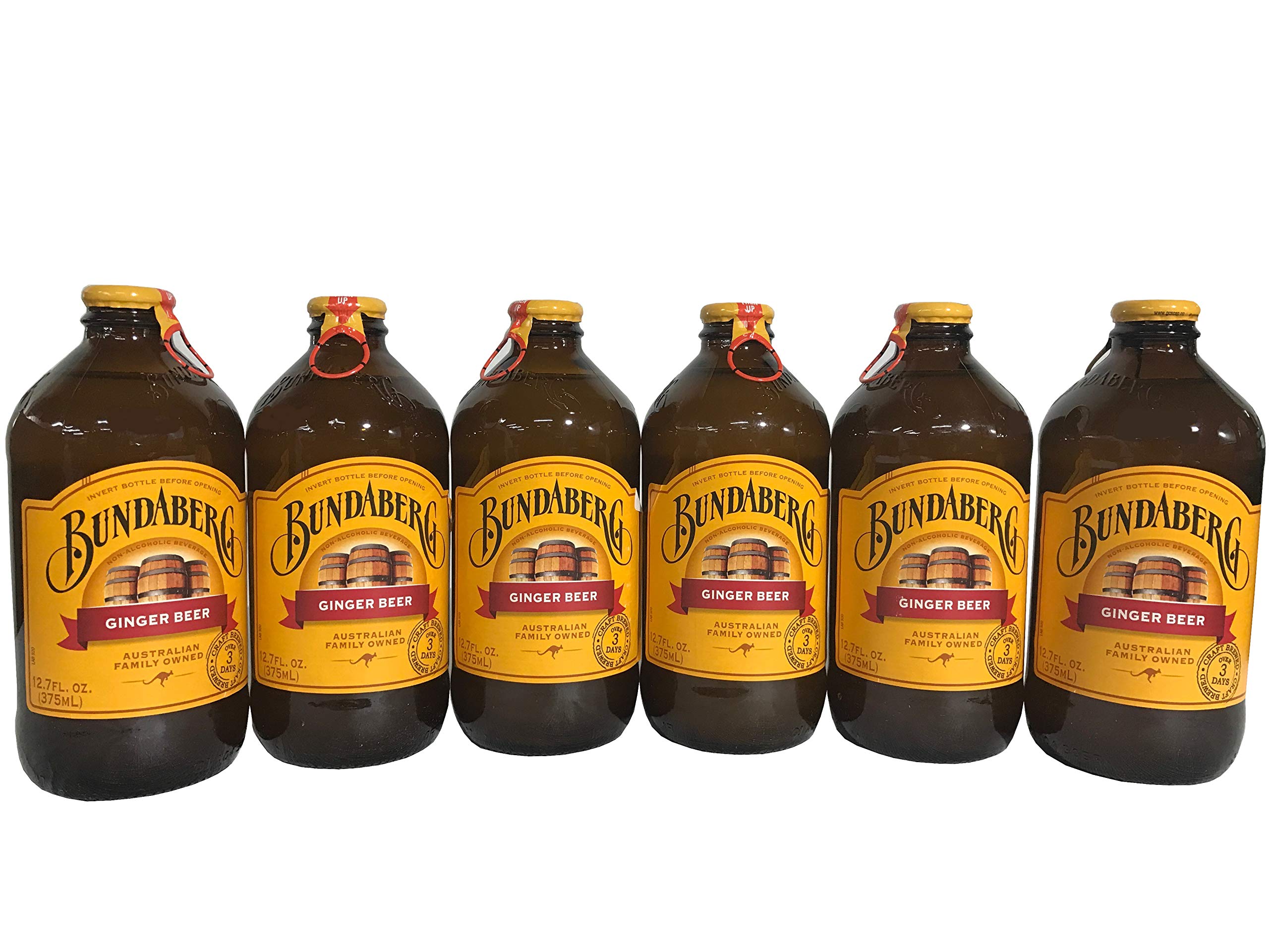 Bundaberg Ginger Beer (6 bottles)