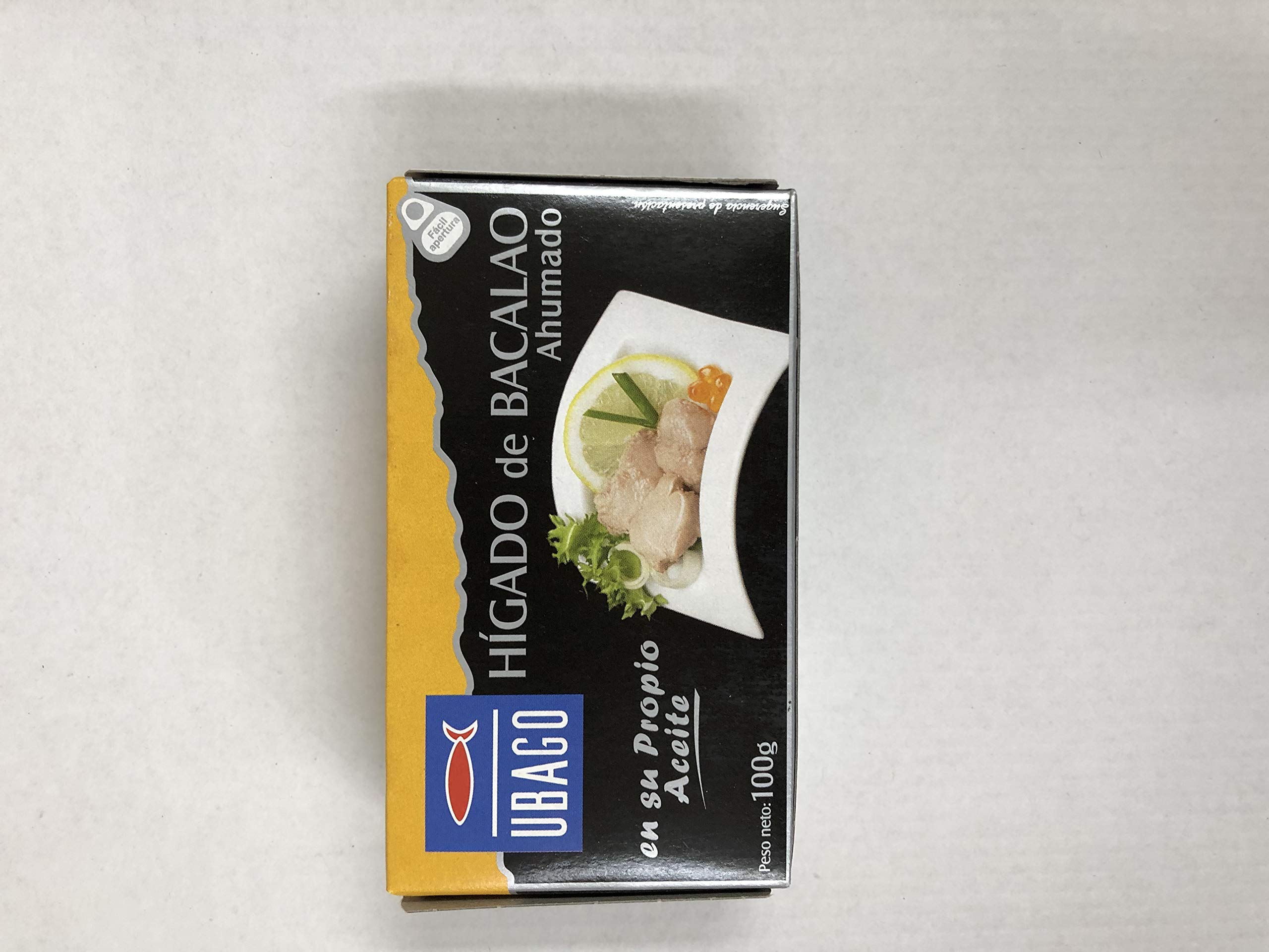 UBAGO GERÄUCHERTER Dorschleber Dose 12X115G
