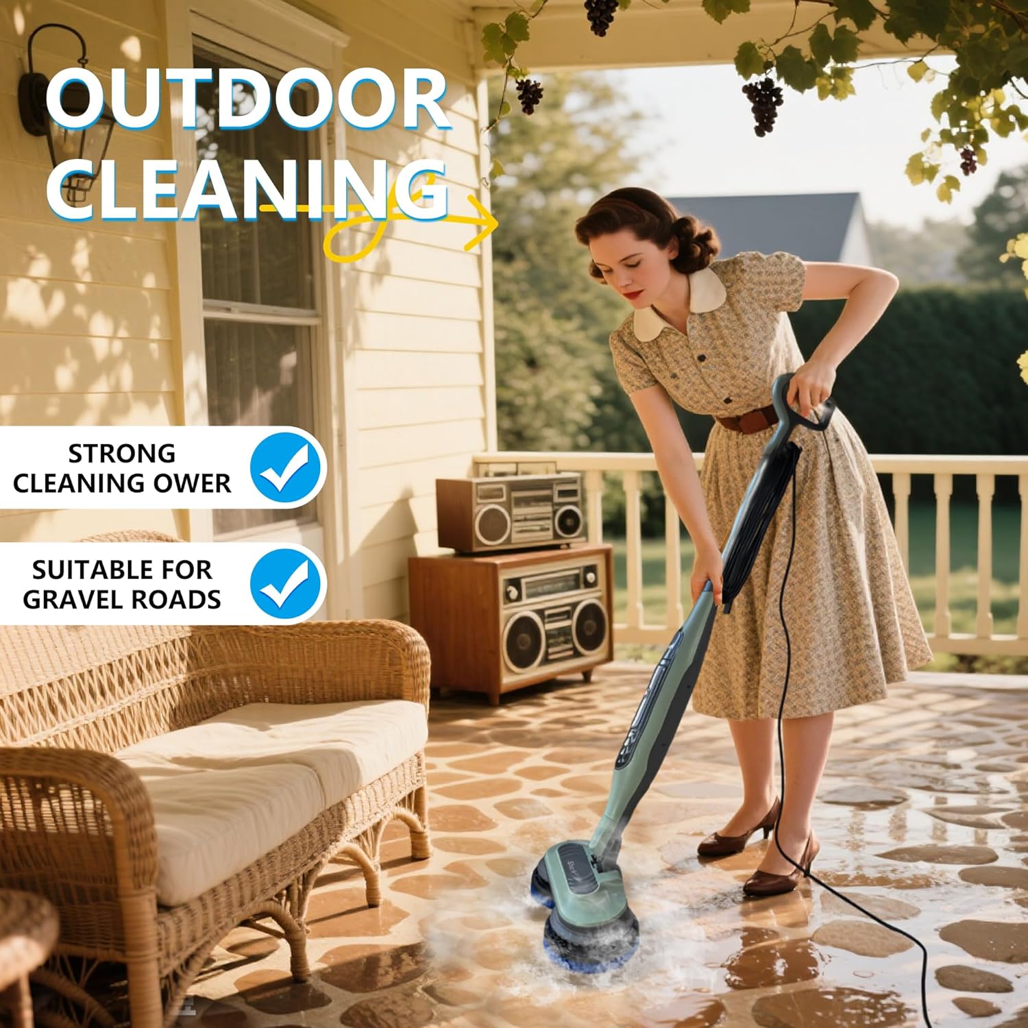 Brush for Shark Steam Mop S7000 S7001 S7020 S7005 S8021 S8001 Replacement Brush Head and Scrub Pad Abrasive Polishing Pad for deep Cleaning Hard Floors Kitchens and bathrooms (4, 2Blue 2Gray)