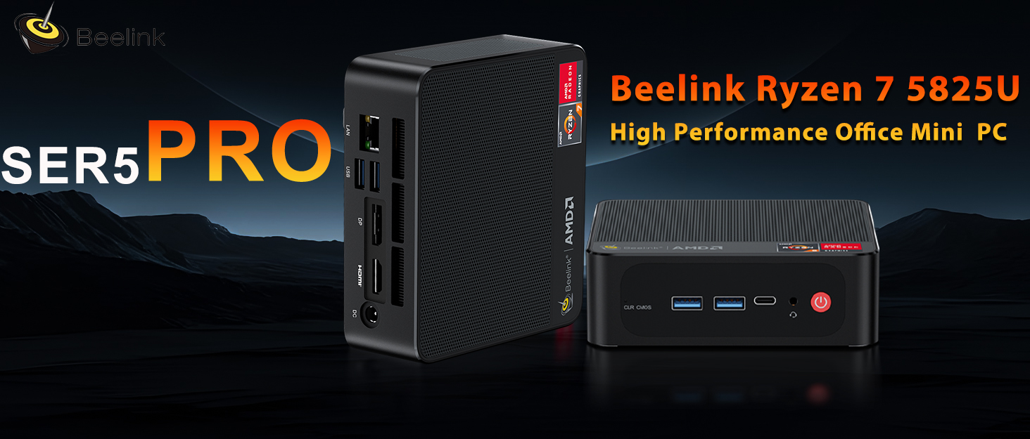 ミニPC Beelink Ryzen7 5800H MEM32G Win11pro Amazon.co.jp: Beelink Ryzen 7 5800H Mini PC, Up to 4.4 GHz