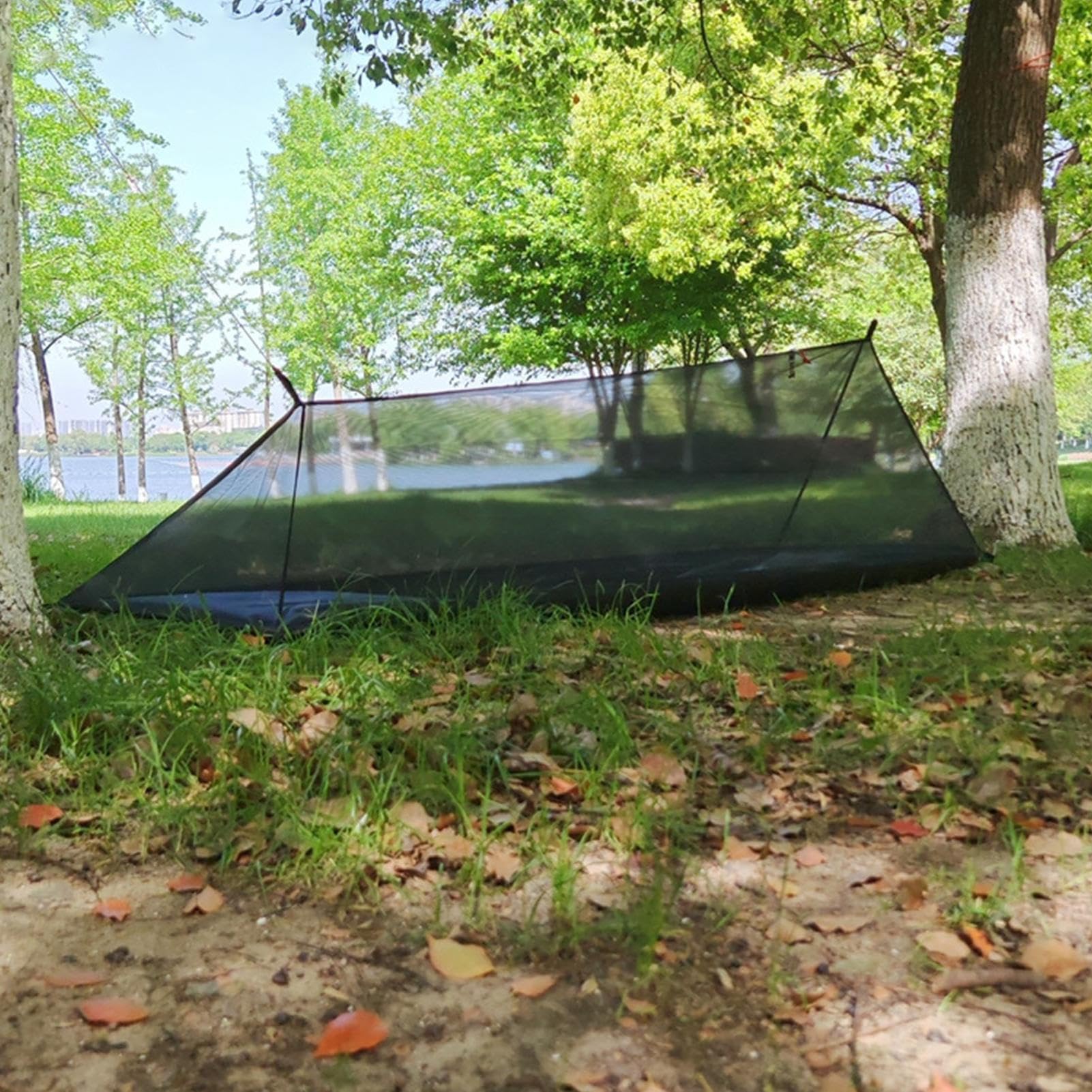 Ultraleichtes Sommer Mesh Zelt 1-2 Personen Aussen Camping Tent Abweisendes Netz Zelt s-trand Mesh Zelte Mit Wasserdichtem Boden Für Camping, Wandern