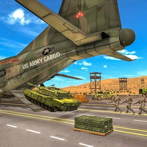 EUA Exército dos EUA Carga Transporte Avião Simulador Jogos, Exército Transporte do Exército 3D, Mil