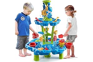 TEMI Water Play Table for Kids 3-5, Outdoor Sensory Play Station for...