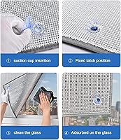 Vista 9 de Película reflectante para ventana, película de privacidad totalmente opaca para ventana, barrera radiante impermeable e insonorizada, bloqueo UV