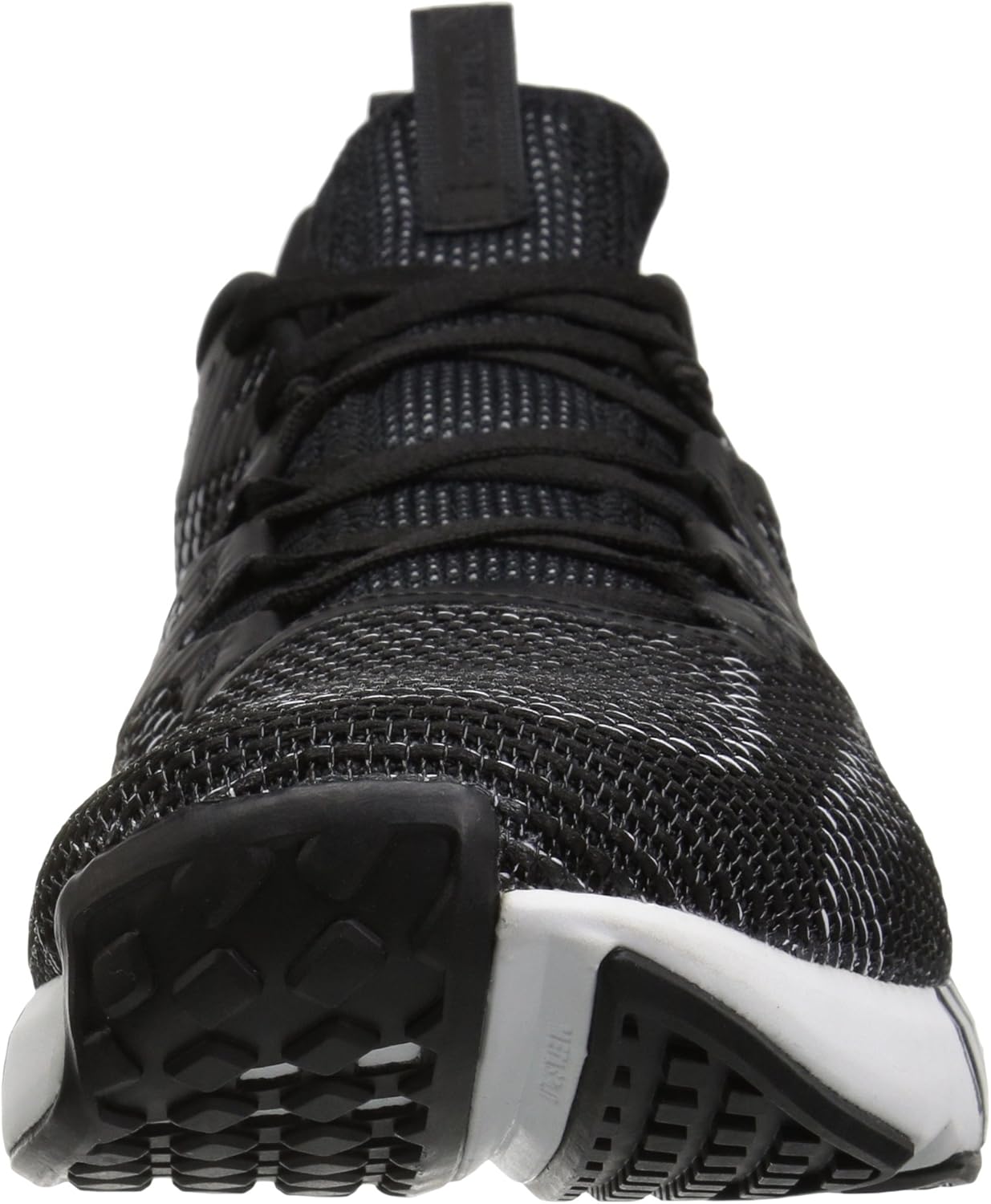 Reebok Men's Fusion Flexweave Sneaker Black/Ash Grey/Primal Red 7