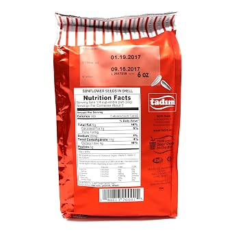 Tadim Sunflower Seeds 170 Gr / 6 Oz (Salted, Single Pack)