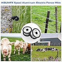 Vista 7 de Bobina de alambre eléctrico de aluminio para valla de 250 pies de calibre 17 (1)