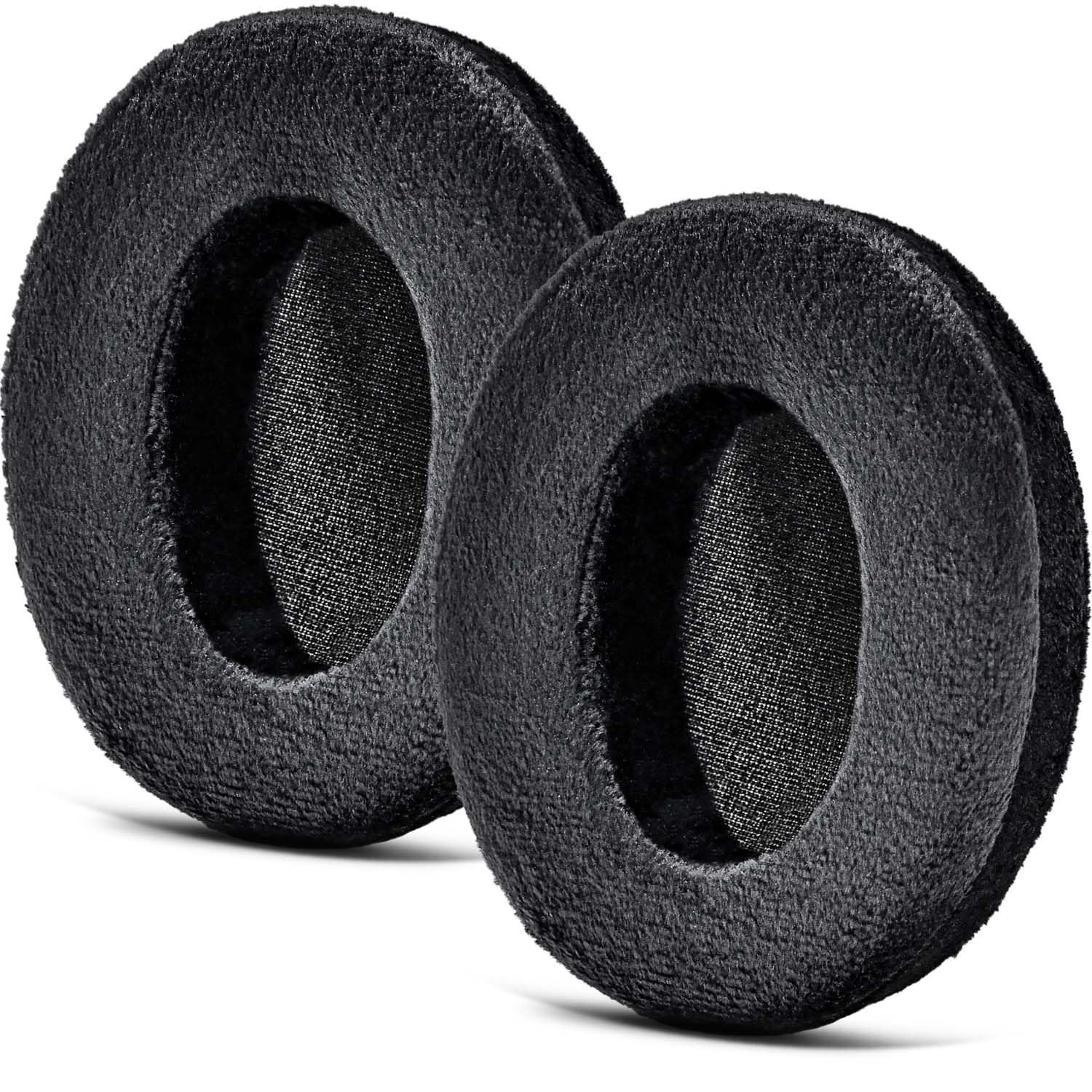 TRANSTEK Replacement Earpads Compatible with Cloud Pro/Alpha/Stinger/Flight, Stealth 400/600, ATH- M50X/M40X & More I Thicker Memory Foam (Soft Velour