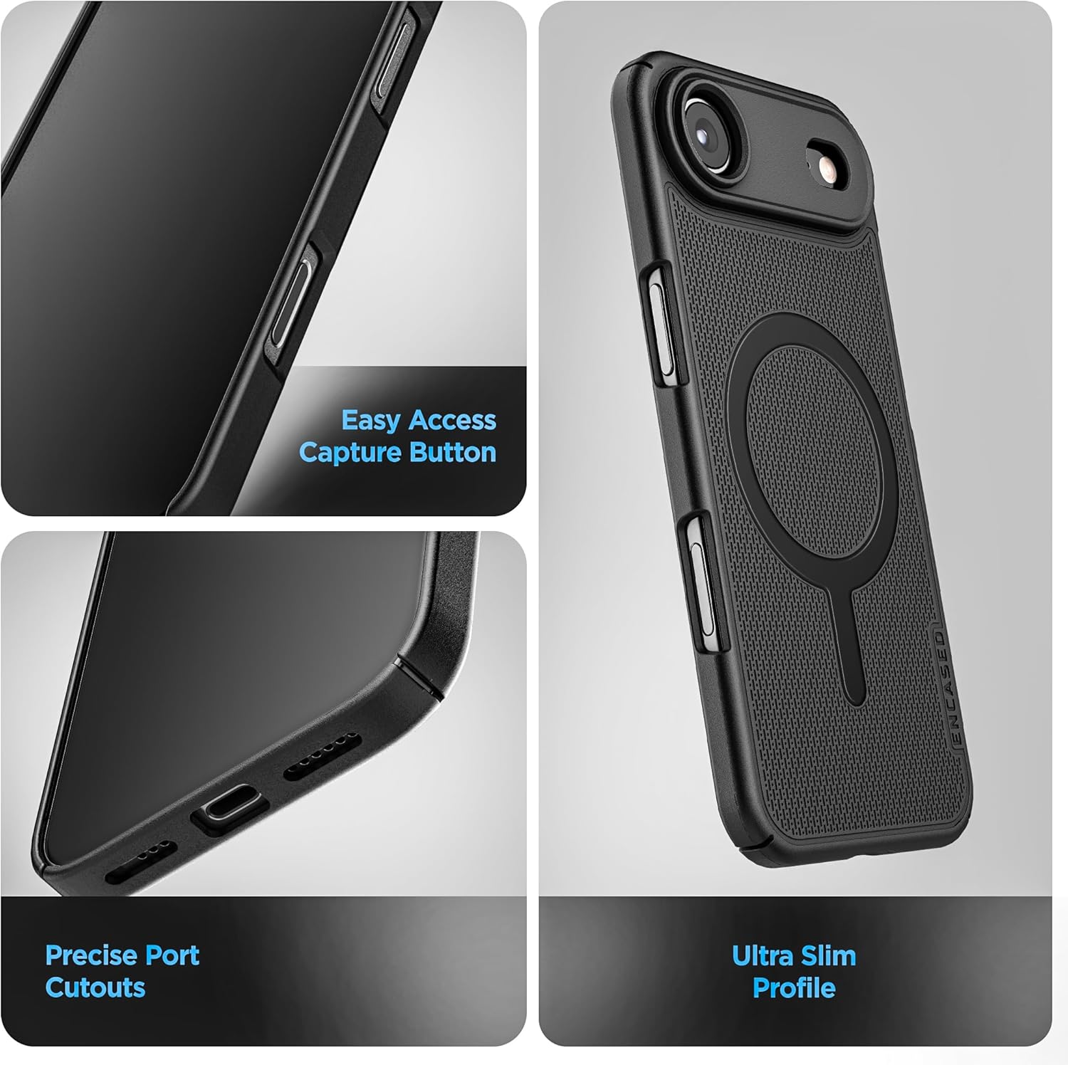 Encased Belt Clip Holster Case for iPhone Air - Compatible with MagSafe (Magnetic Slimline Series) - Image 7