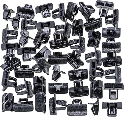 Miniatura 2 de Rexka 50 piezas de cubierta de parachoques para rejilla de moldura 11547341 compatible con GM Buick Cadillac GMC ATS CT6 XT5 Camaro Cruze Silverado