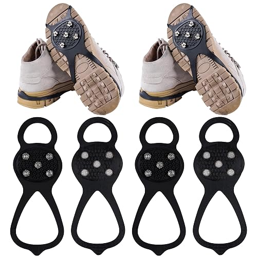 2Pairs Ice Cleats for Shoes and Boots