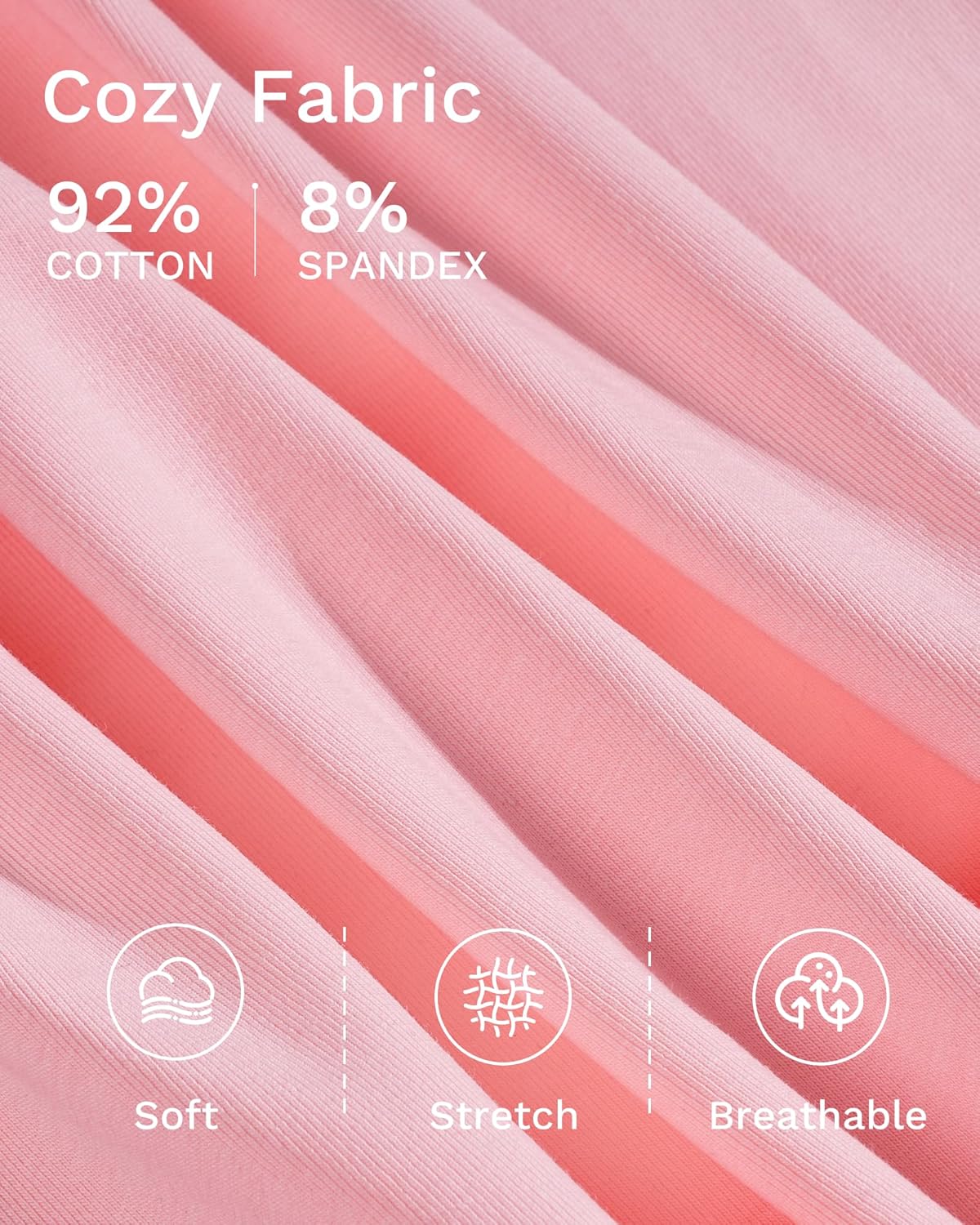 Girls Long Sleeve Shirts SideSplit Crewneck T-Shirts for Girls Size 7-14 Years - Image 6