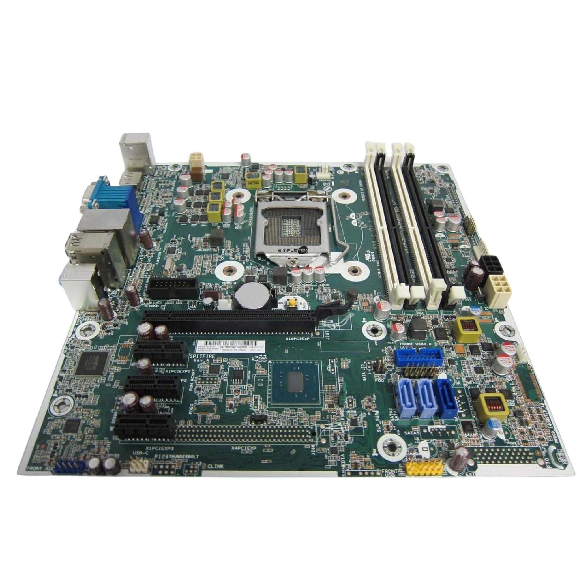 SIMPLETEK - Płyta główna SFF | Chipset H170 LGA 1151 DDR4 | 4 x USB 3.0, VGA, 2 x USB 2.0, 2 x DisplayPort, RS232, RJ-45 (odnowiony)