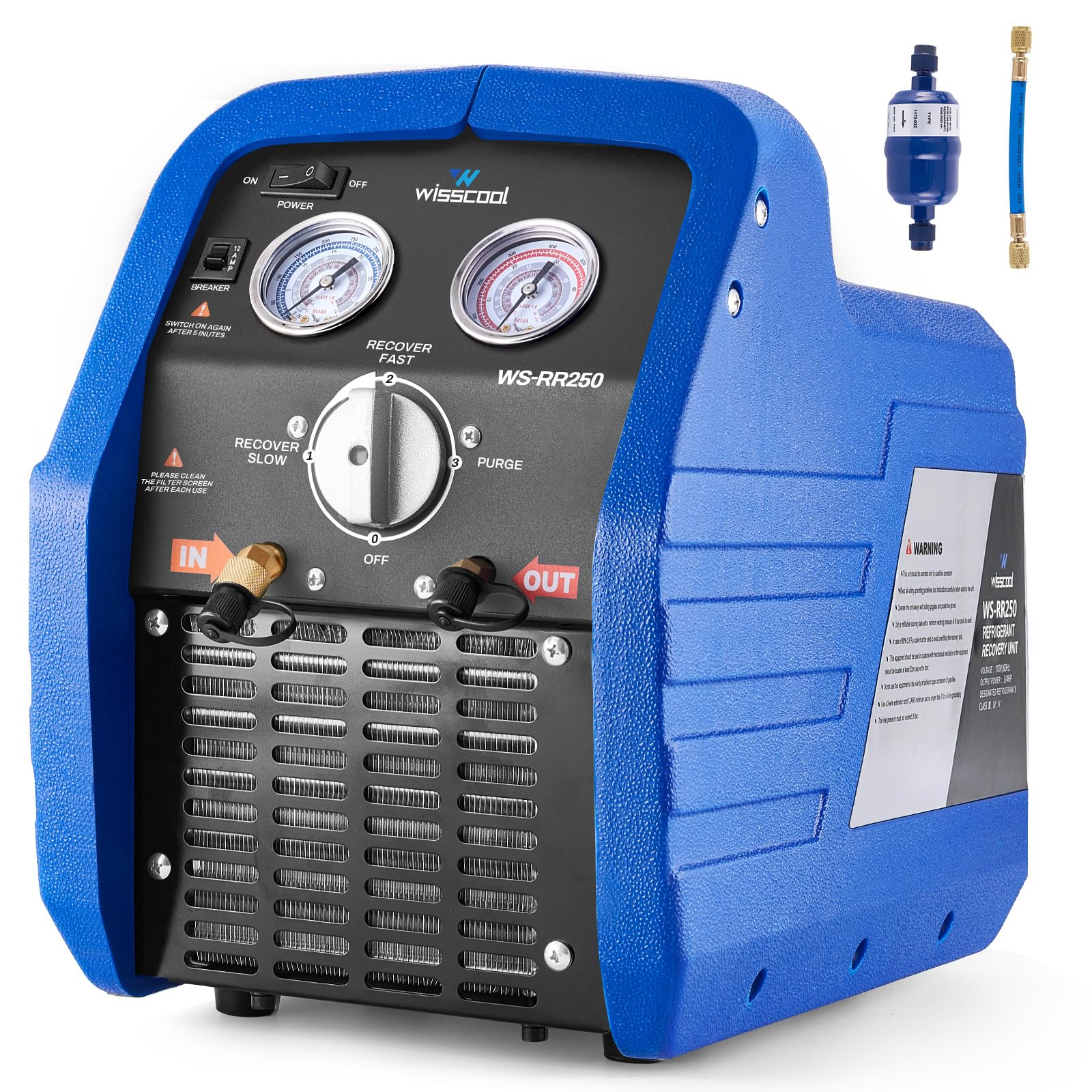 Photo 1 of Wisscool 3/4 HP Refrigerant Recovery Machine, 60Hz Portable