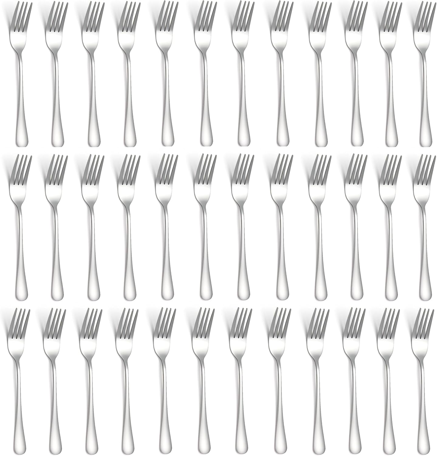 36 Pieces Dinner Forks silverware, 8 Inch,Stainless Steel