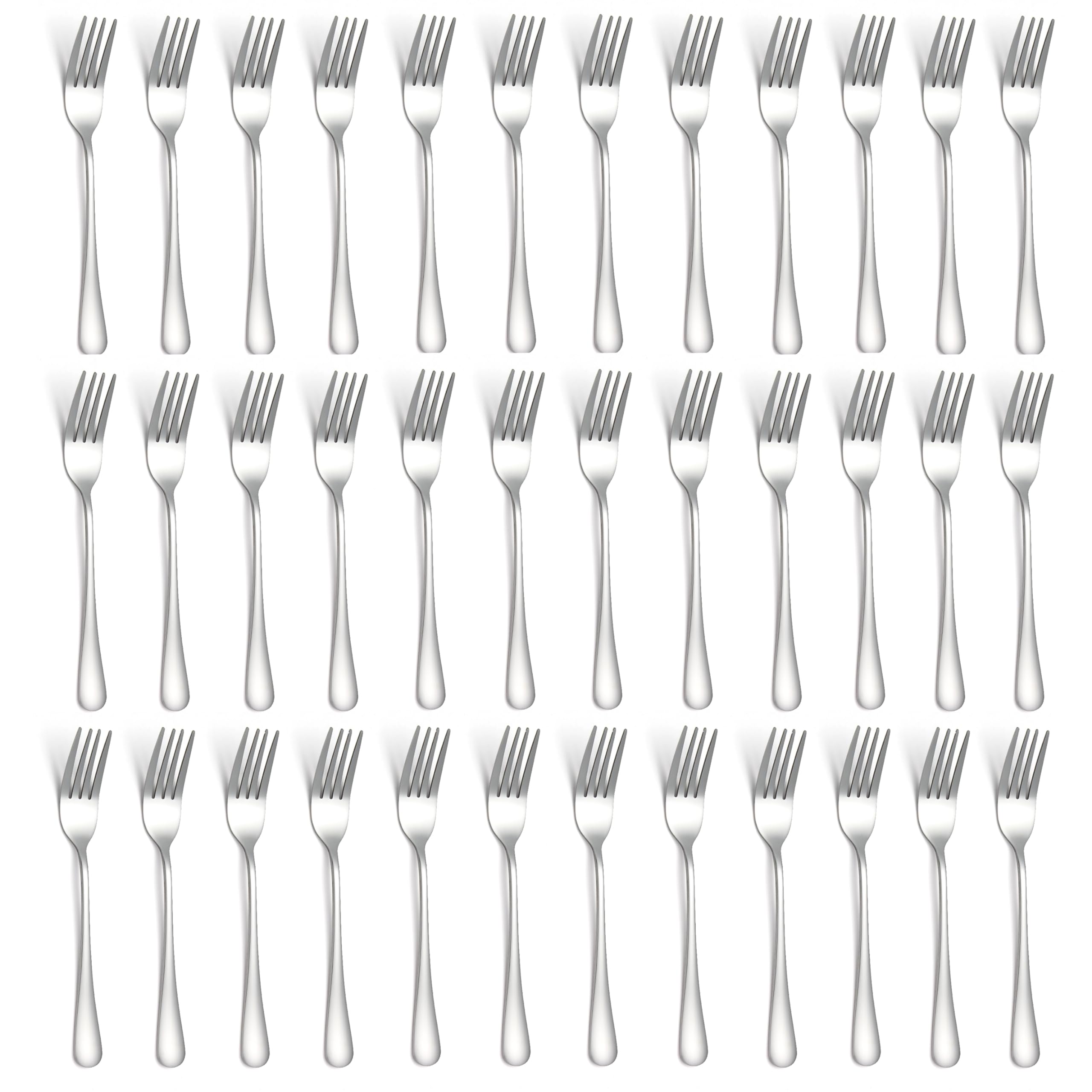 36 Pieces Dinner Forks, 8 Inch,Stainless Steel Silverware Forks Only, Home Kitchen Cutlery Forks, Mirror Polished Modern Forks Set, Restaurant Quality Flatware Forks, Dishwasher Safe…