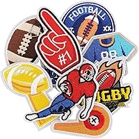 Vista 9 de 70 parches bordados de estilos surtidos al azar, colores vivos brillantes, apliques de parche para coser o planchar para ropa, vestido, sombrero