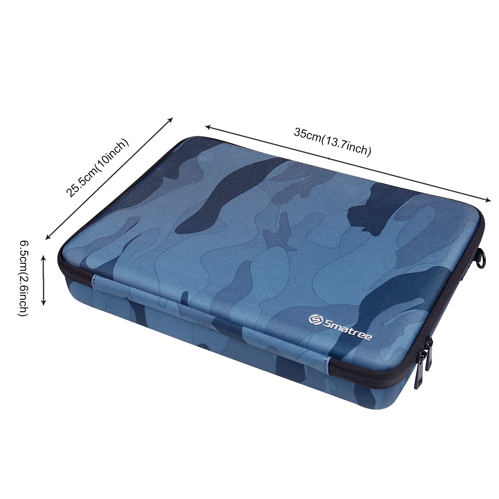 Smatree Maletín Rígido de 13,3" para Portátil, Estuche de Transporte Compatible con 13" Macbook Air M4 2025,13-13,3" MacBook Pro/MacBook Air/Lenovo Yoga 730 / HP Envy x360 13 Fundas