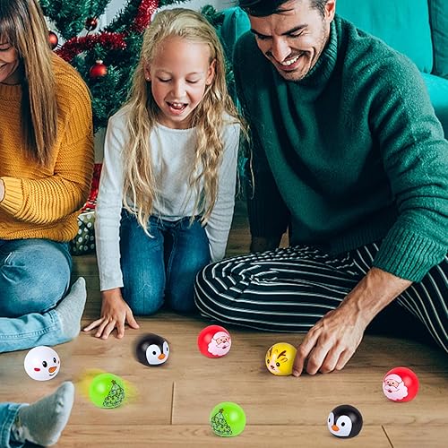 Miniatura 6 de 3 otters 25 piezas de juguetes de Navidad para tirar hacia atrás, relleno de calcetines de Navidad, figura de autos de juguete, regalos de fiesta de