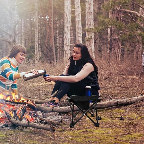 Miniatura 9 de Taburetes portátiles ligeros plegable pequeño taburete plegable para pesca y picnic Silla de camping al aire libre compacta