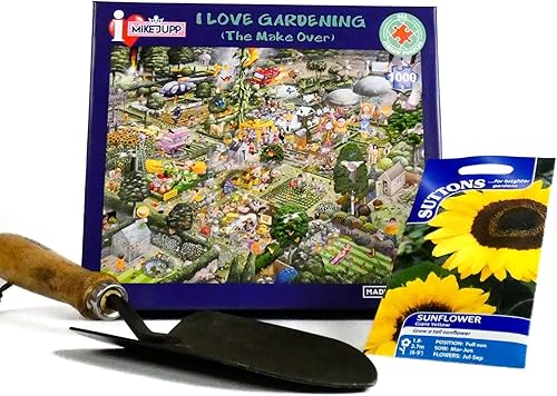 Miniatura 2 de Rompecabezas de 1000 piezas con texto en inglés "I Love Gardening 'The Makeover" de Mike Jupp - Divertido caos de jardinería, diversión para