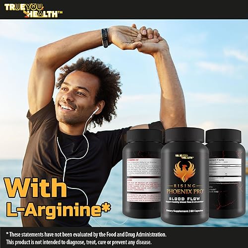 Miniatura 6 de Rising Phoenix Pro Blood Flow - Suplemento de circulación sanguínea de L-arginina - Nuestro mejor suplemento de circulación Pro Rising Phoenix Male