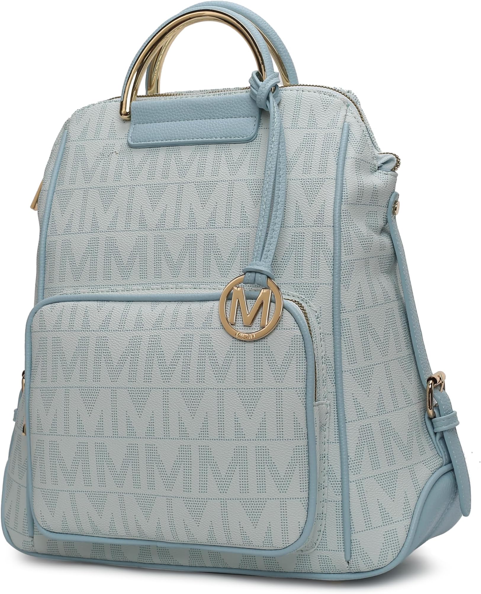 Vegan Leather Backpack Purse for Women, Ladies Fashion Travel Bag, Big Bookbag Top-Handle Daypack by Mia K