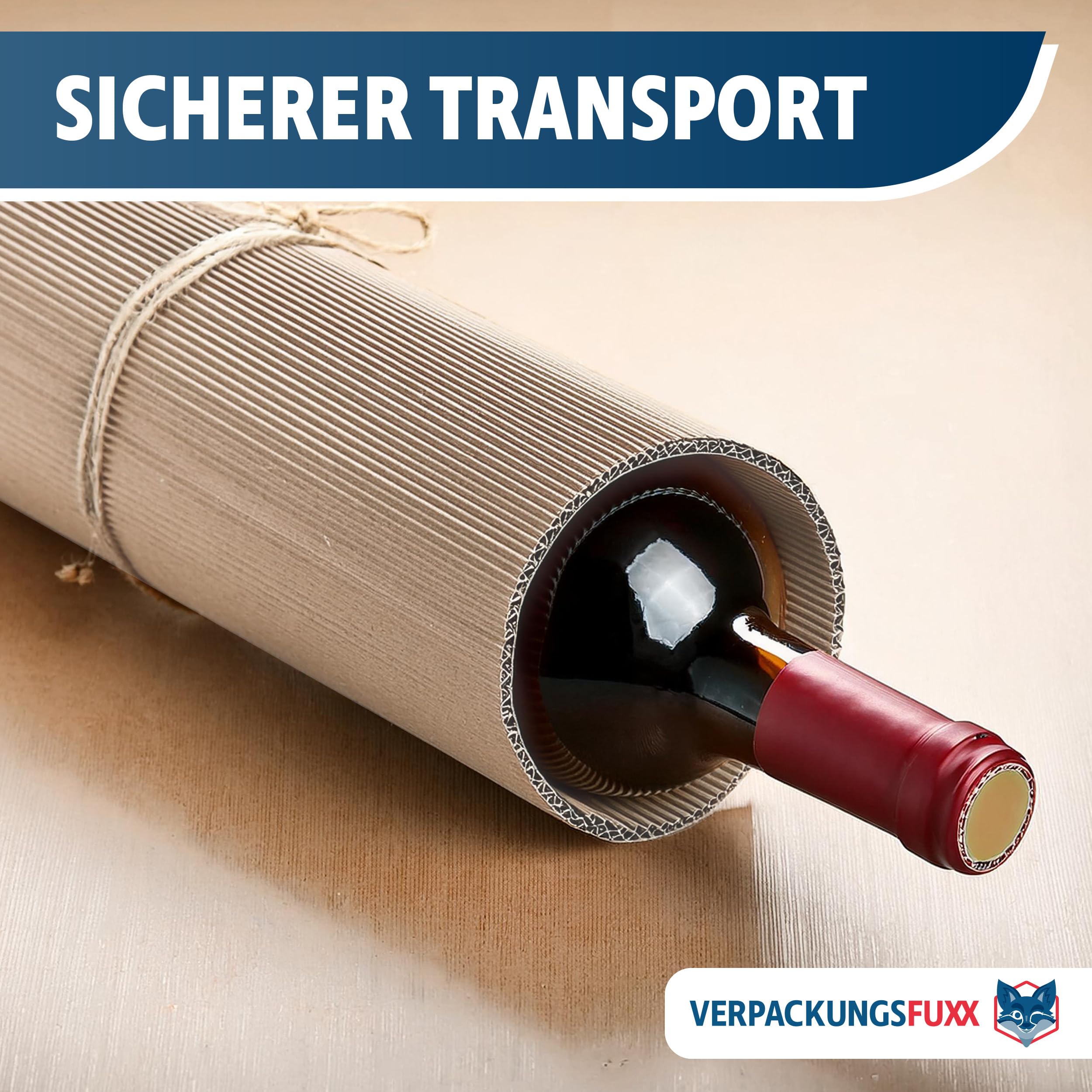 Wellpappe Rolle 1 m x 70 m | Rollenwellpappe für Versand & Lagerung | Vielseitig einsetzbar | Umweltfreundliches & recyclebares Verpackungsmaterial