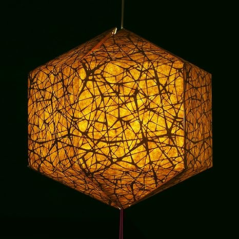 Brownfolds Nest Texture Brown Paper Lantern