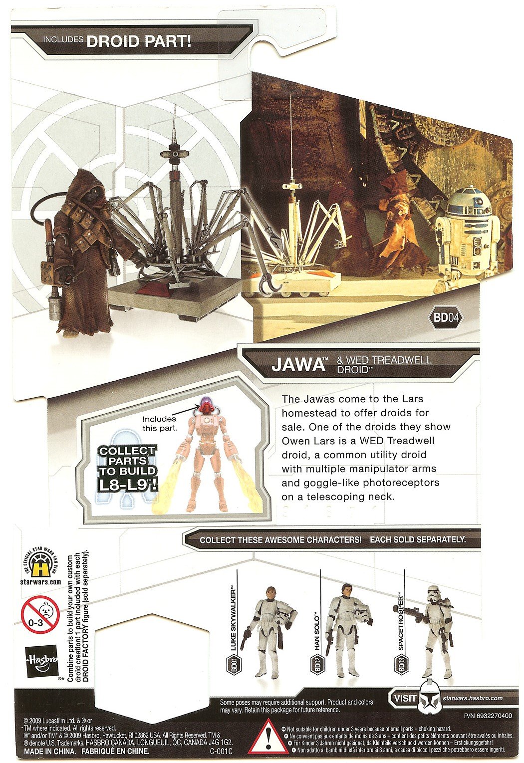 Jawa & Wed Treadwell Droid BD#04 Star Wars Legacy Collection
