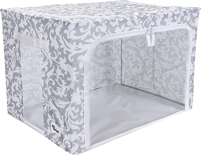 Periea ‘Beau’ Folding Collapsible Stackable Fabric Home Storage Boxes