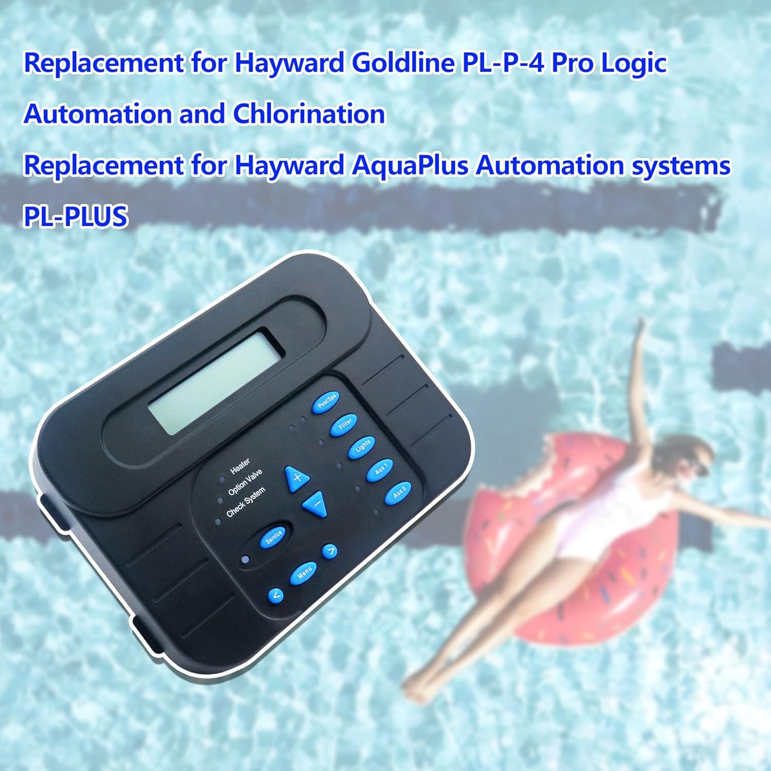 GLX-PL-LOC-P-4 Local Display Controller Keypad Replacement Fit Hayward ProLogic PL-P-4 Automation/Chlorination