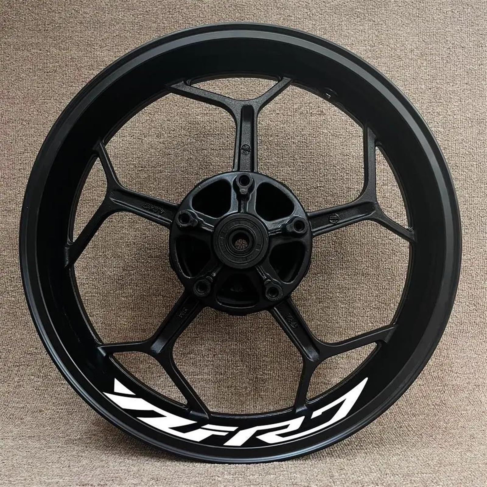 Yueyzhk Style 10 Motorcycle Wheel Sticker Racing Rim Stripe Decal Decoration Accessories For Yamaha Yzfr7 Yzf-R7(Style 10)