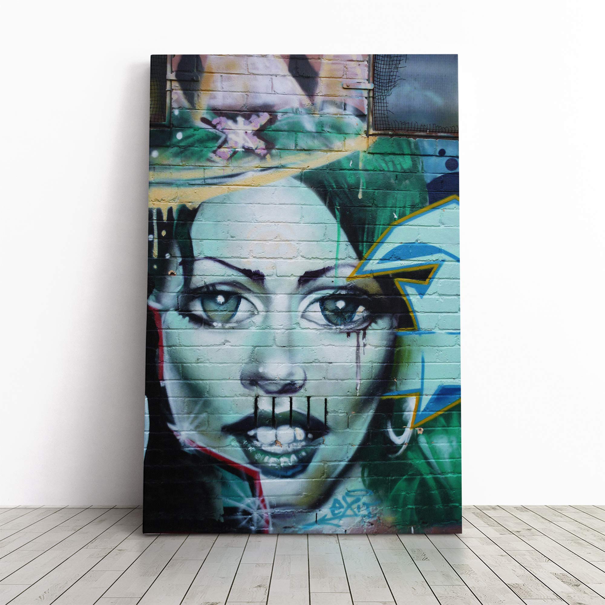 Graffiti Wall Art (8) Canvas Print | Gallery Wrapped 30mm Frame Wall Art | 30x20 inches | Ready to Hang | Contemporary Picture | Living Room Bedroom Lounge Office