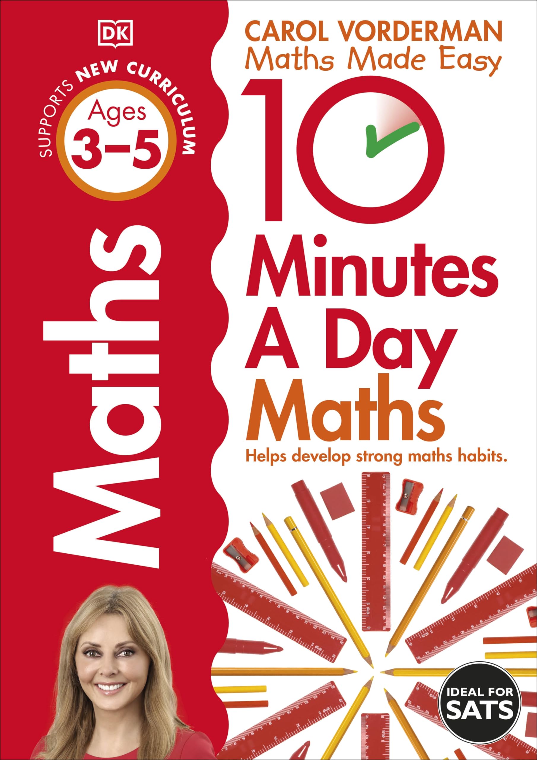 SEEYARA 10 Minutes A Day Maths, Ages 3-5 (Preschool) by Vorderman, Carol