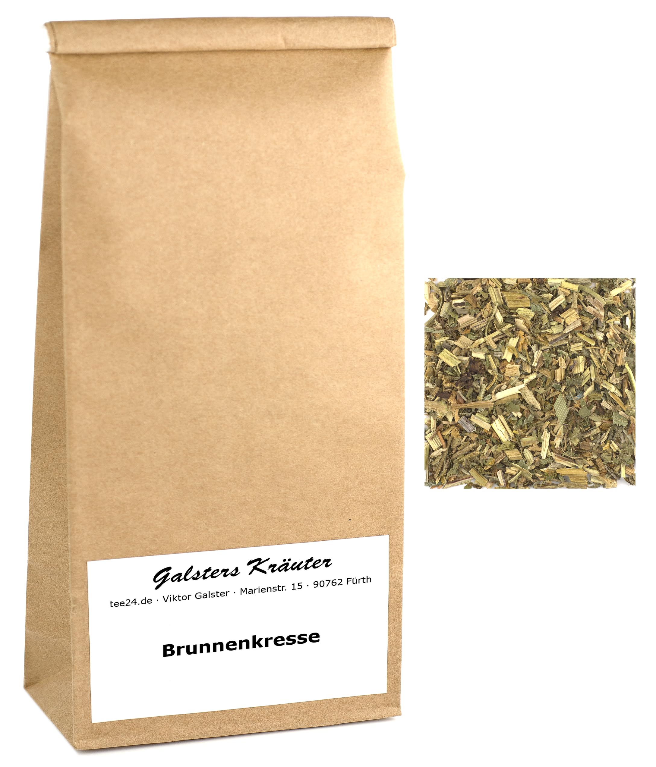 600g Brunnenkresse-Tee, Echte Brunnenkresse, Wasserkresse