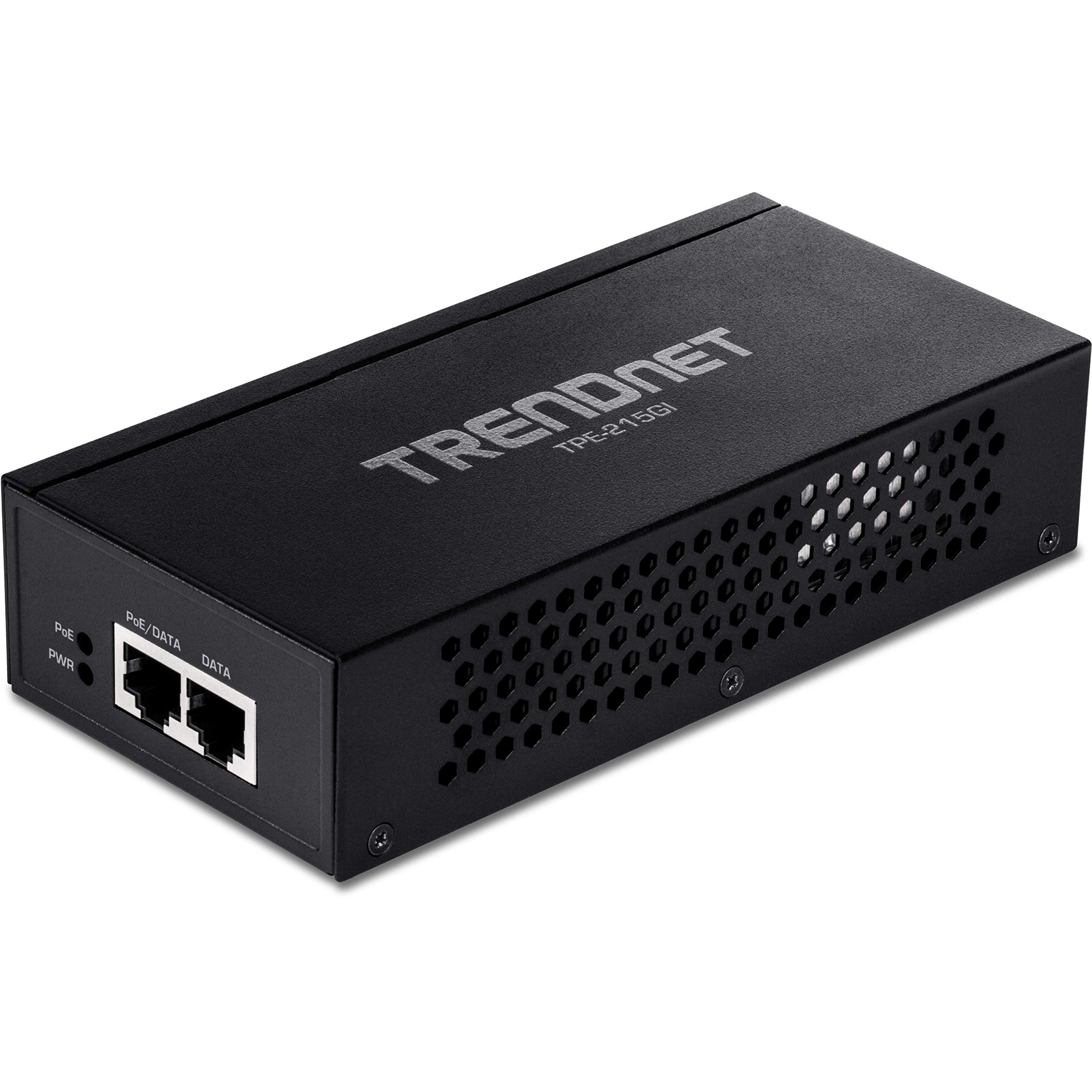 TRENDnet Injecteur PoE+ 2,5 G, TPE-215GI, PoE (15,4 W) ou PoE+ (30 W) (renouvelé)
