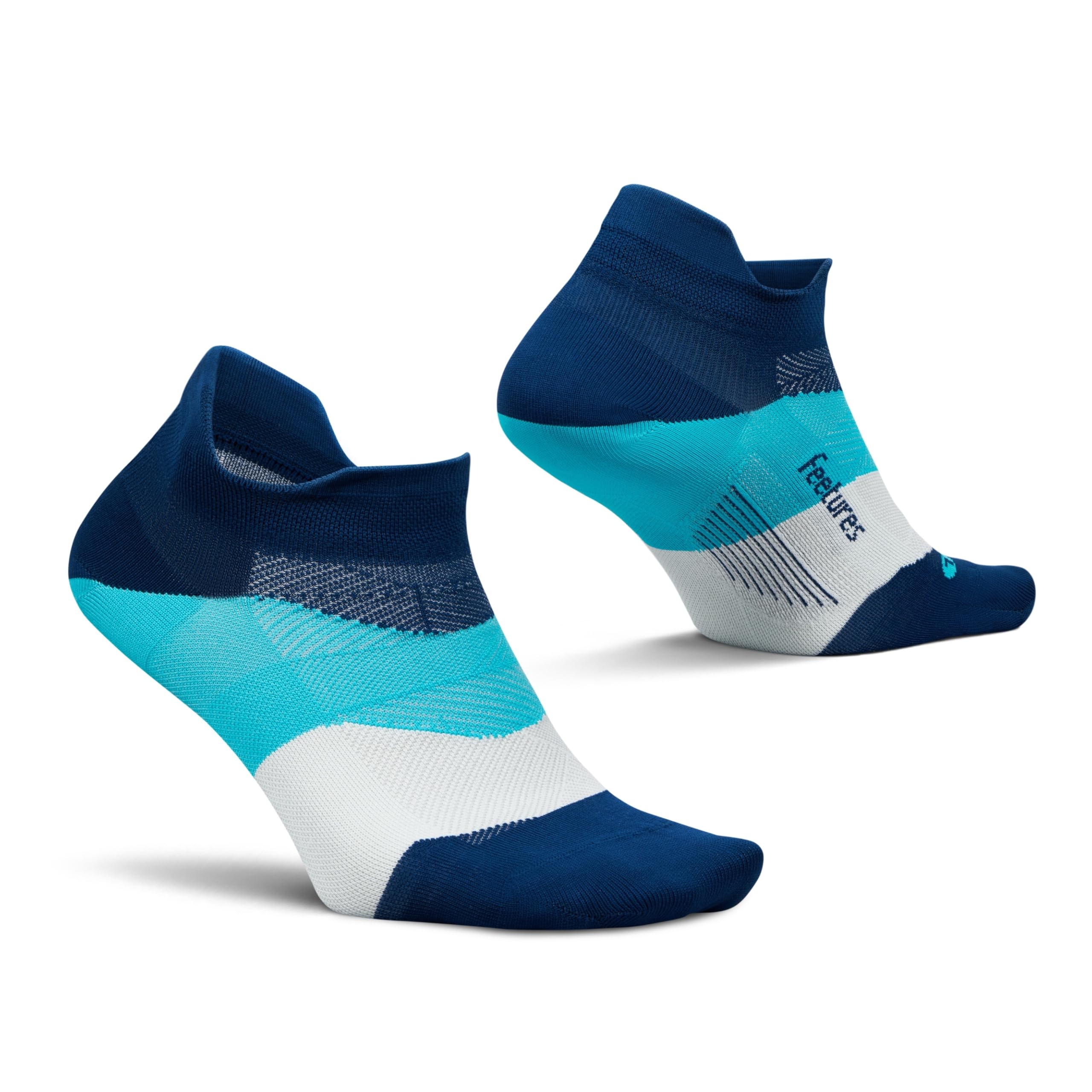 Feetures Elite Ultra Light No Show Tab Ankle Socks - Sport Sock with Targeted Compression