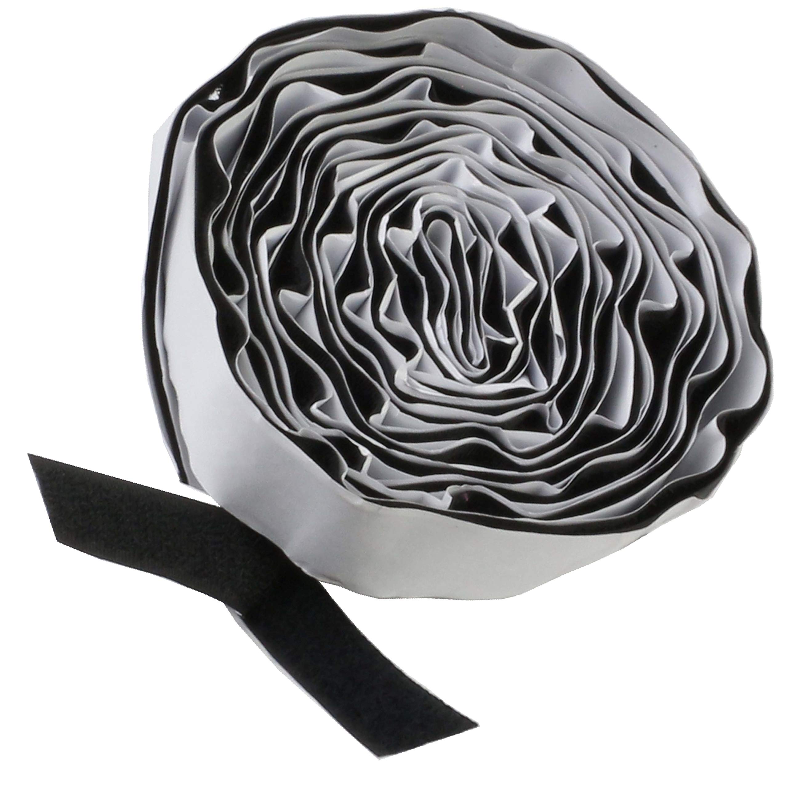 1 “ Inch Black Self Adhesive Hook and Loop Sticky Adhesive Backed Tape 10 FT. Roll