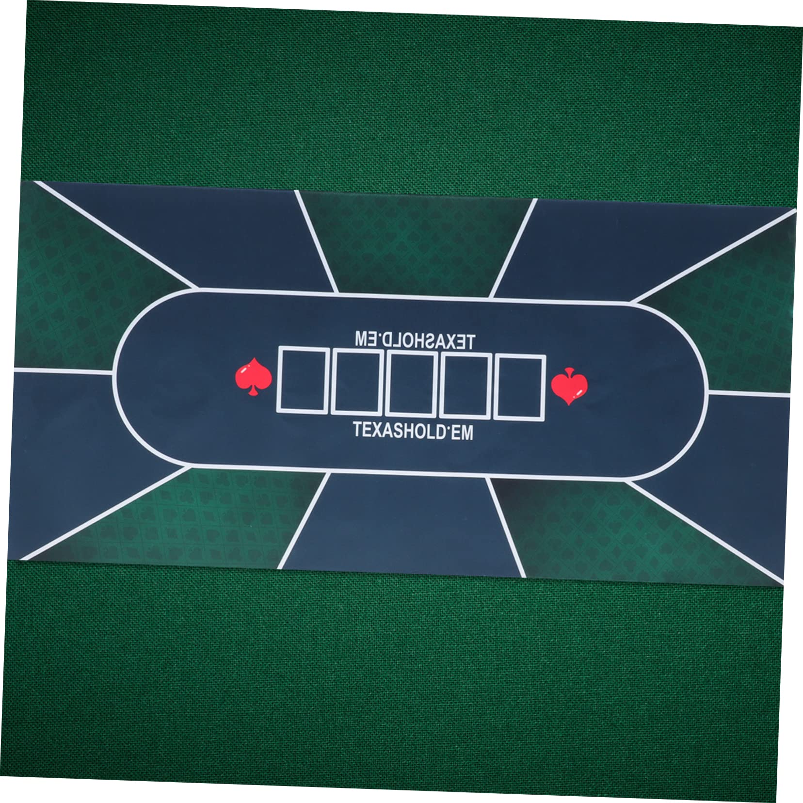 LIOOBO Rubber Poker Table Mat Rectangle Board Game Table Cover for Hotel Family Restaurant