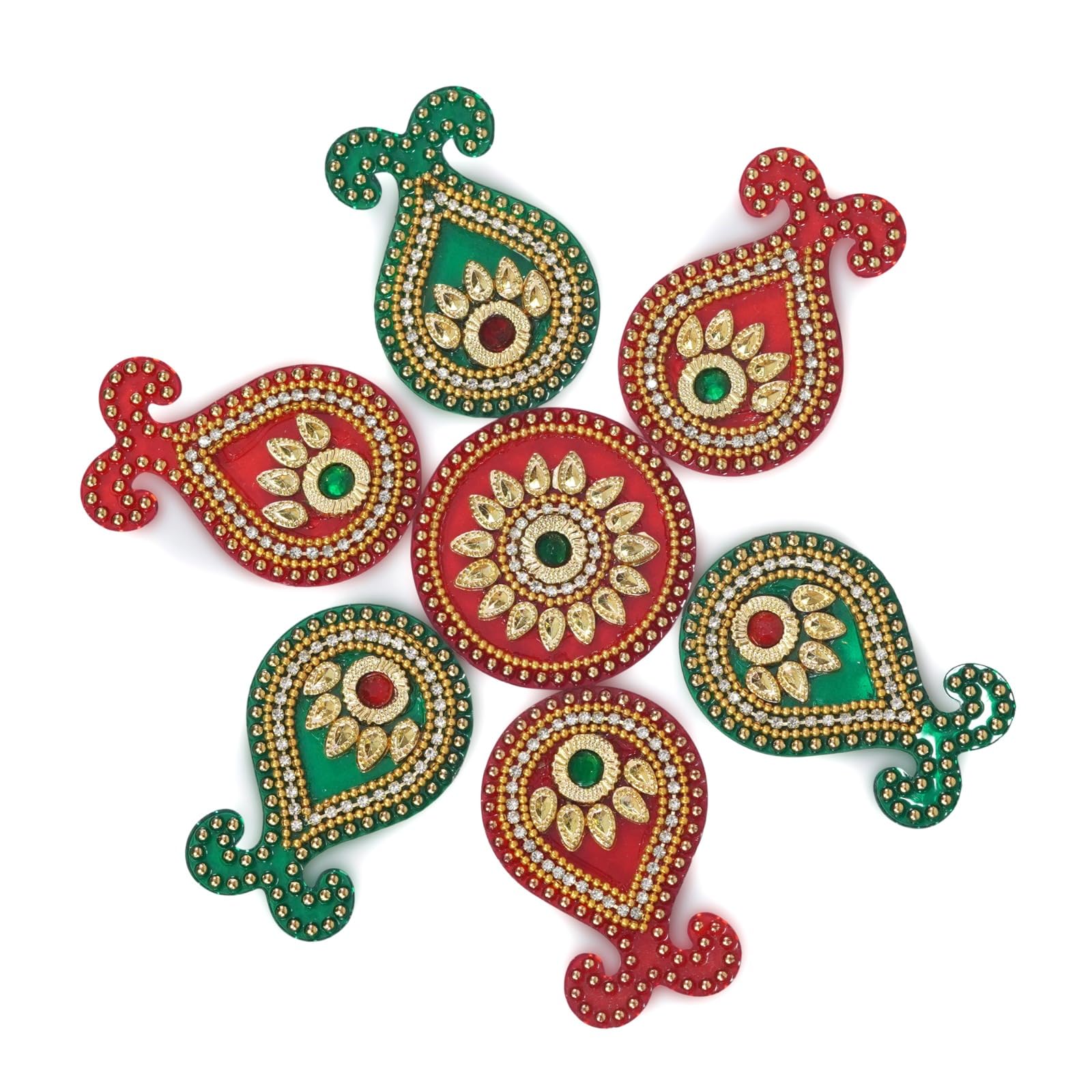 Handmade Acrylic Rangoli - Diwali & Festival Decor -9 Handmade Acrylic Rangoli - Diwali & Festival Decor -9