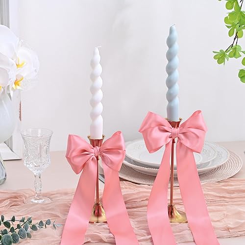 Miniatura 765 de Cinta de satén verde esmeralda de doble cara de 1-1/2 pulgadas x 50 yardas, cinta de poliéster verde esmeralda para envolver regalos, muy adecuada