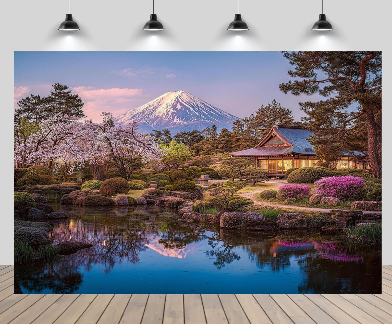 Amazon.com : chnywork 7x5ft Japan Fuji Mountain Backdrop Asian